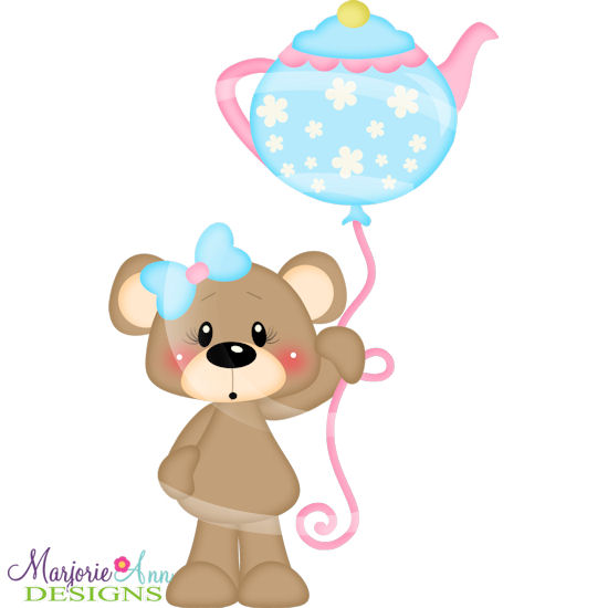 Frannie Tea Party 2 SVG Cutting Files + Clipart - Click Image to Close